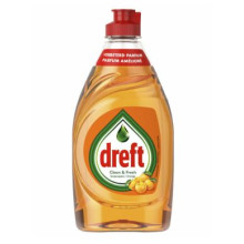 Dreft Liquide Vaisselle Orange Ultra Dégraissant 340ml