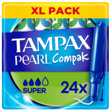 Tampax Pearl Compak Super – 24 pezzi