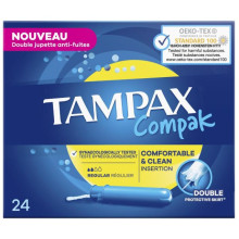 Tampax Compak Regular – 24 pezzi