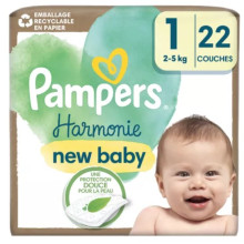 Pampers Harmonie – Pannolini – Taglia 1 (2–5 kg) – 22 pezzi