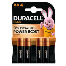 Duracell Plus Power Boost AA – Confezione da 4