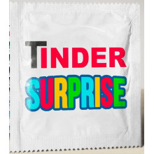 Préservatif humoristique « Tinder Surprise »