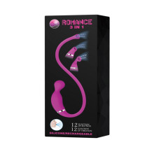 Romance 3 in 1 – Stimulateur par succion tétons et clitoris – Pretty Love