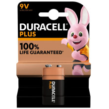 Duracell Plus 100% Pile Alcaline 9V (6LR61) – 1 pièce