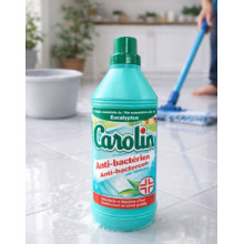 Carolin Nettoyant Sols Antibactérien 1L Eucalyptus Sans Javel