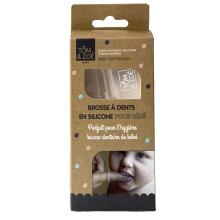 Tom & Zoé Brosse à Dent Doigt Bébé Silicone