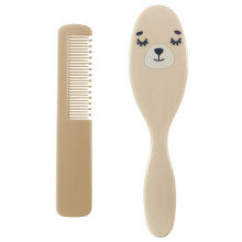 Tom & Zoé Set Coiffure Bébé Brosse et Peigne Doux