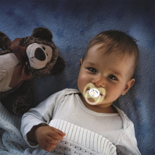 Tom & Zoé Sucette Bébé Phosphorescente avec Étui de Protection