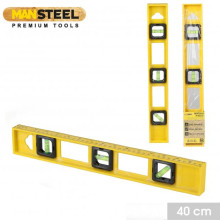 Niveau à Bulle Plastique 3 Positions avec Mesure