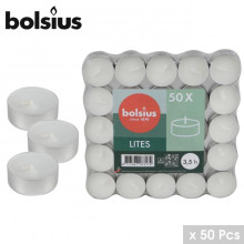 Bougies Chauffe-Plat Sans Odeur 50 pcs – 3,5H