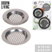 Metalen Gootsteenfilters 2 Stuks – Vuilopvang Zeefjes