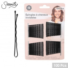 Épingles à Cheveux Noires x100 – 6 cm