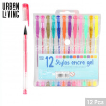 Lot de 12 Stylos à Encre Gel – Écriture Fluide et Précise