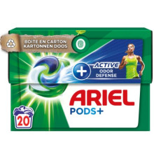 Ariel Pods All-in-1 – Wascapsules Active Odor Defense – 20 Wasbeurten