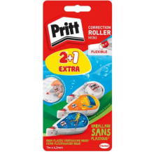 Correcteur en Ruban Pritt Refill / Mini – Lot de 3 (3 x 6 m)