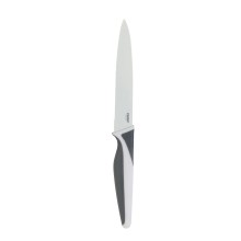 COUTEAU EN INOX BLANC MANCHE BI MATIERE 12CM